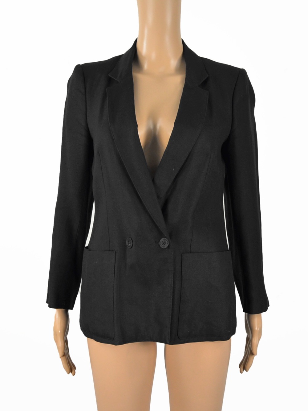 Vintage Madam Joconde Japan Black One Button Blazer Jacket